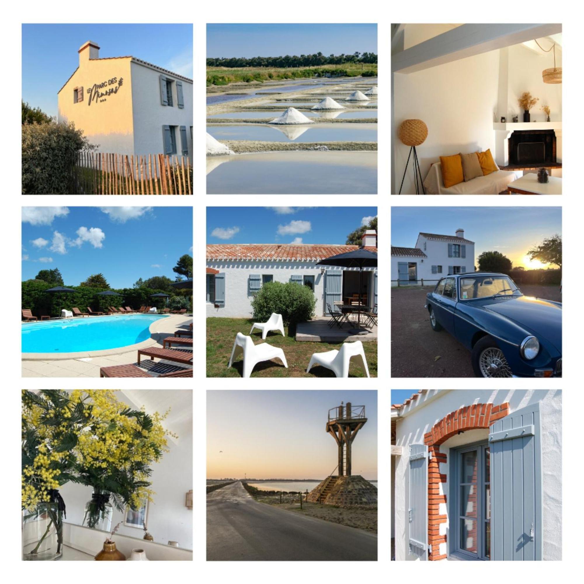 Villa Le Parc Des Mimosas Noirmoutier-en-l'Île Exterior foto